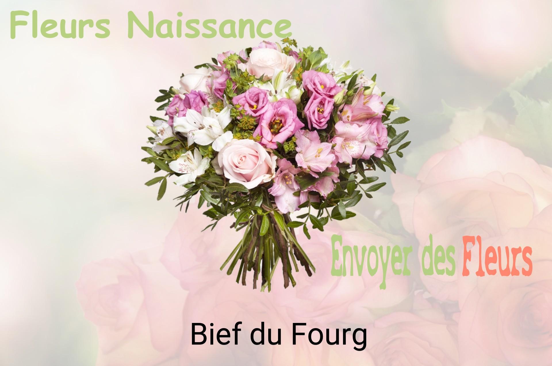 Bouquet de fleurs de naissance livré à Bief-du-Fourg